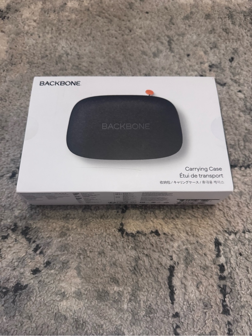 Backbone Carrying Case - Black brand new NIB NWT